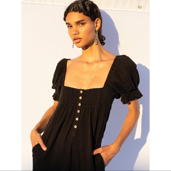 Free people black jumpsuit - Picture 2 of 11